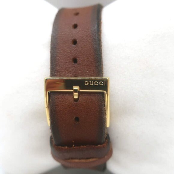 Gucci Le Marche des Merveilles Bee Watch Brown Leather Strap - Picture 8 of 11